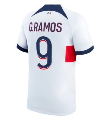 Paris Saint-Germain Goncalo Ramos #9 Udebanetrøje 2023-24 Kort ærmer